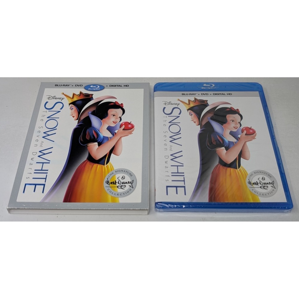 Disney Snow White And The Seven Dwarfs Blu-ray DVD Digital Slipcover Sealed NEW